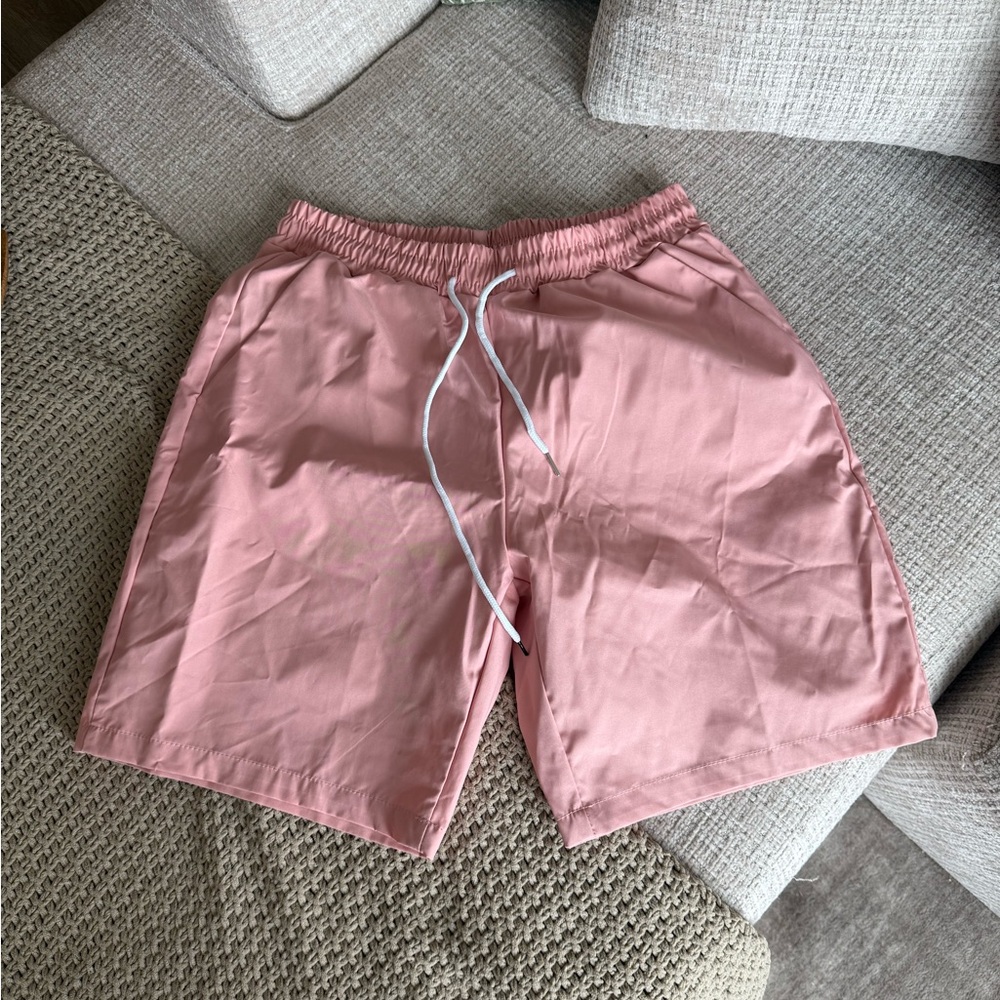 Men's Pink Casual Shorts